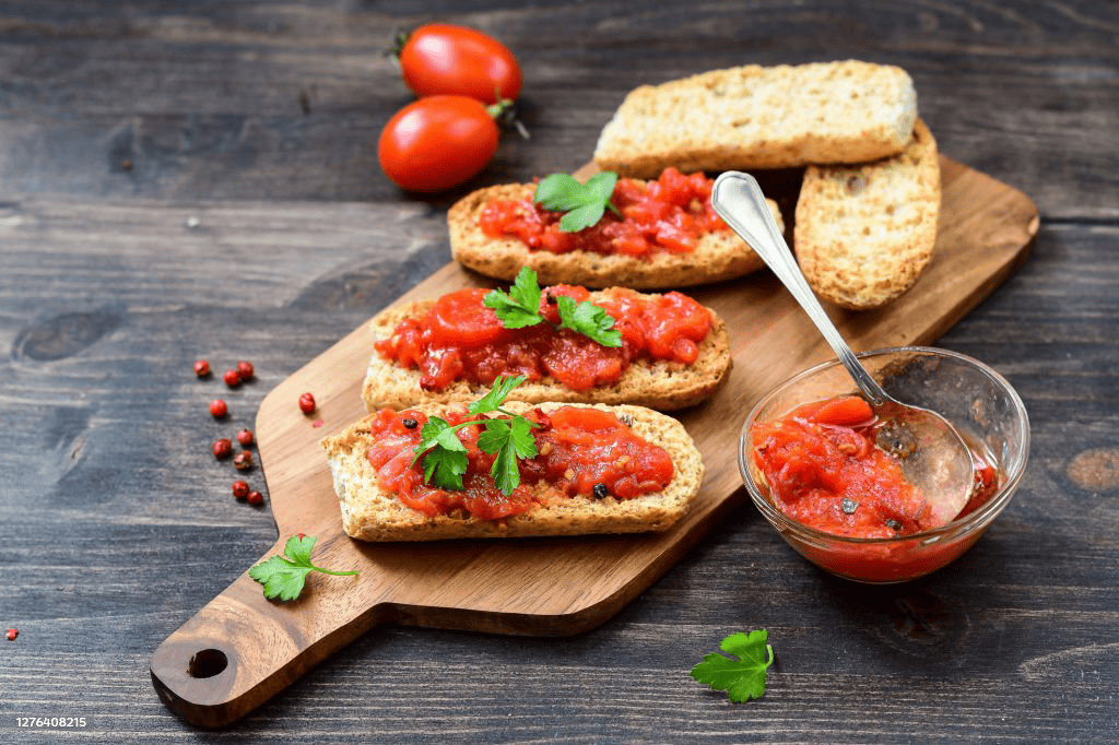 Pan con tomate